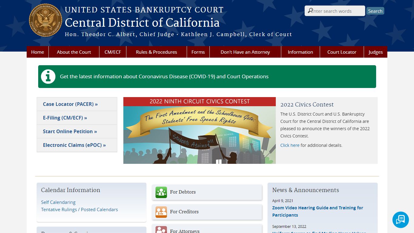 Central District of California | United States Bankruptcy Court